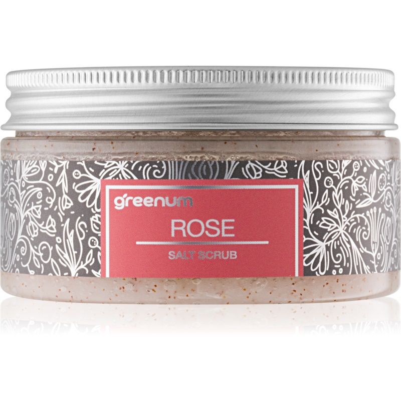 Greenum Salt Scrub suolakuorinta vartalolle tuoksuva Rose 320 g