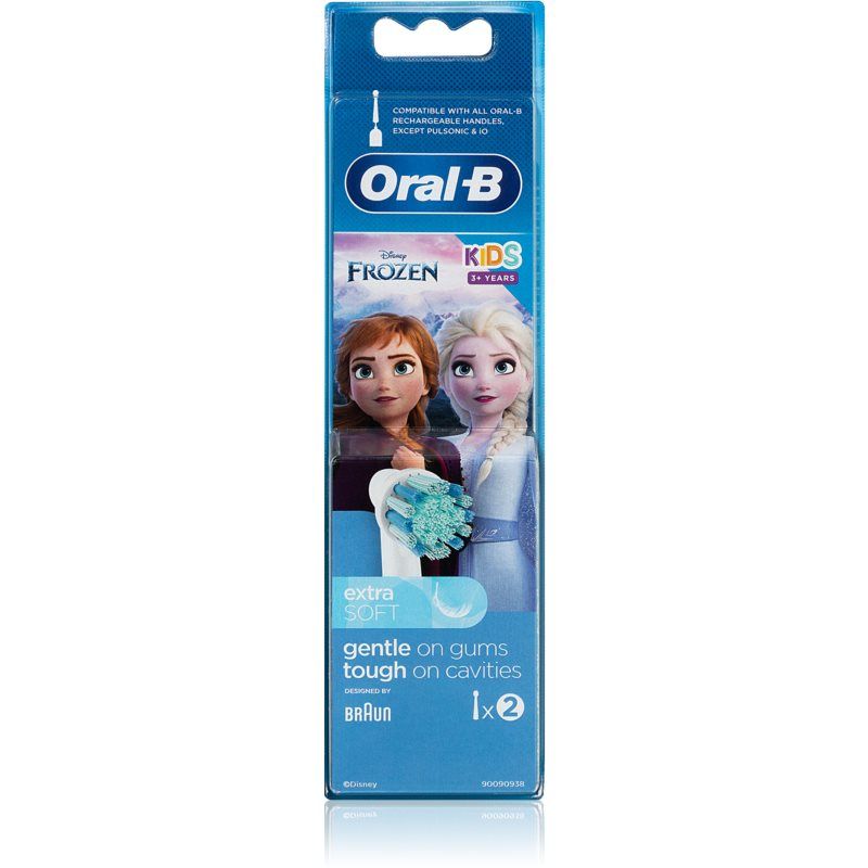 Oral B Vitality D100 Kids Frozen vaihtopää erittäin pehmeä 3-vuotiaasta alkaen 2 kpl
