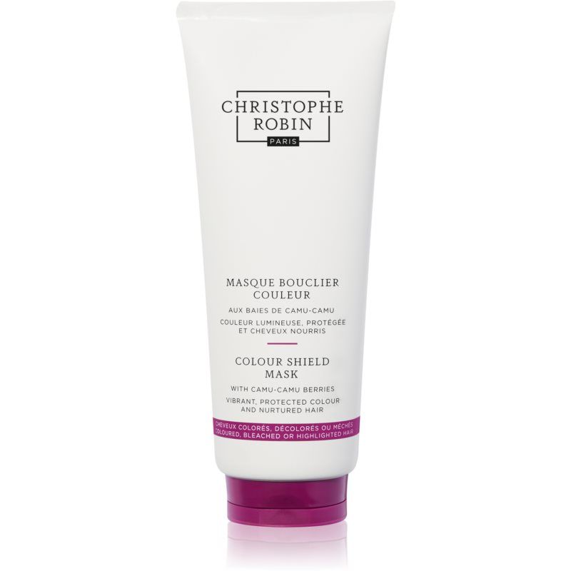 Christophe Robin Color Shield Mask with Camu-Camu Berries ravitseva hiusnaamio värjätyille ja raidoitetuille hiuksille 200 ml