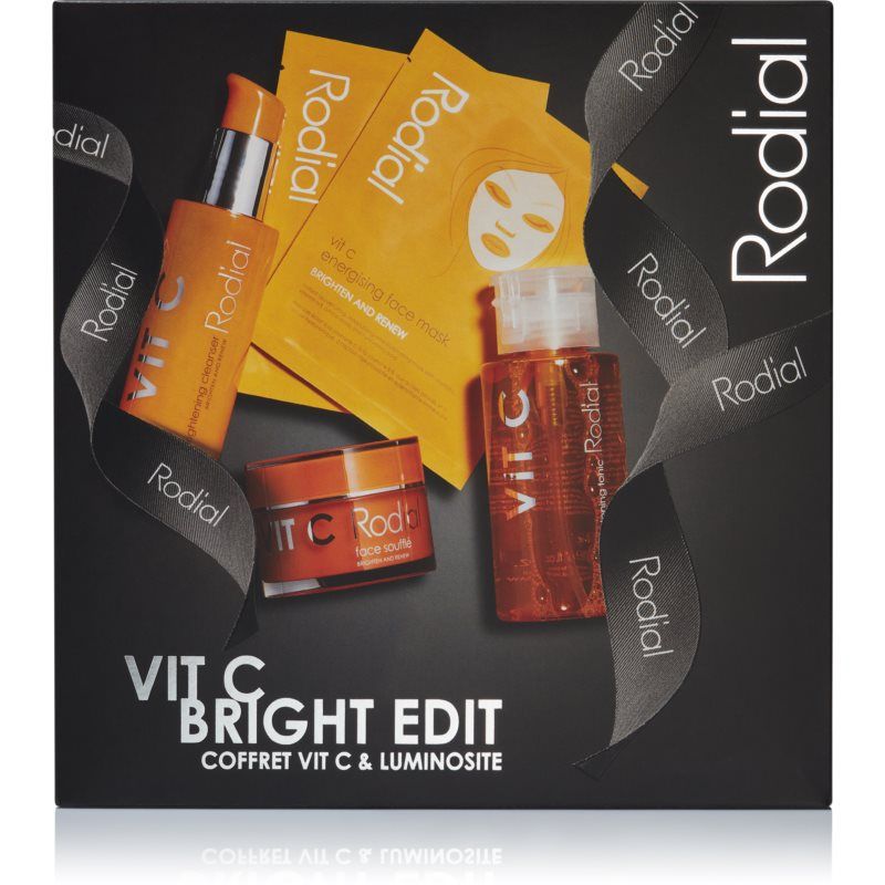 Rodial Vit C Bright Edit lahjasetti (ihon kirkastamiseen) sisältää C-vitamiinia