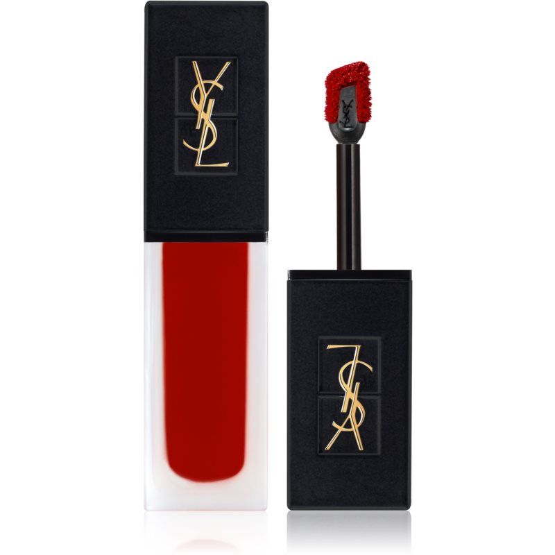 Yves Saint Laurent Tatouage Couture Velvet Cream runsaspigmenttinen voidemainen huulipuna antaa mattavaikutelman sävy 212 Rouge Rebel 6 ml
