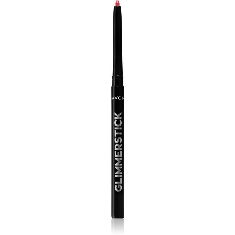 Avon Glimmerstick Glimmer huultenrajauskynä sisältää C- ja E-vitamiineja sävy Berry Nice 0,35 g