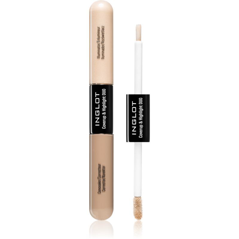 Inglot Coverup & Highlight Duo pitkäkestoinen peitevoide sisältää korostusvärin sävy 102 6.6 ml