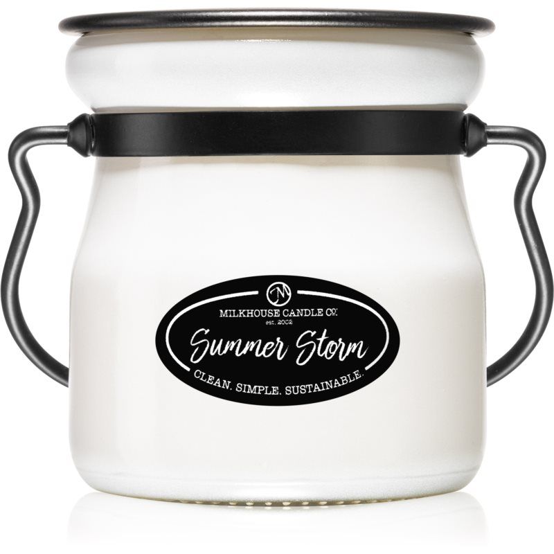 Milkhouse Candle Co. Creamery Summer Storm tuoksukynttilä Cream Jar 142 g