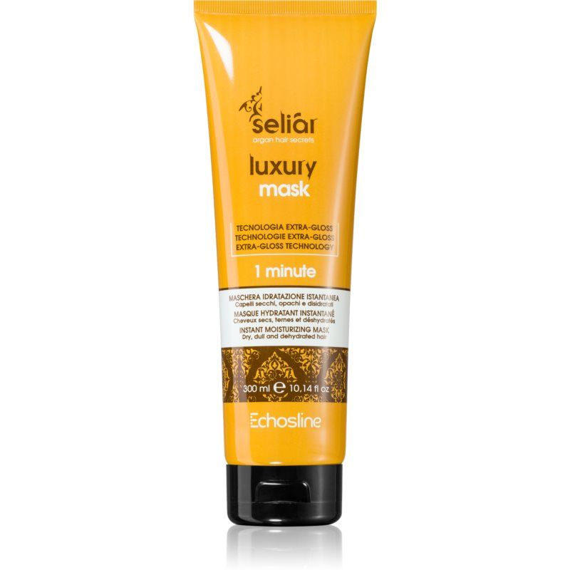 Echosline Seliár Luxury ravitseva naamio sileille ja kiiltäville hiuksille 300 ml