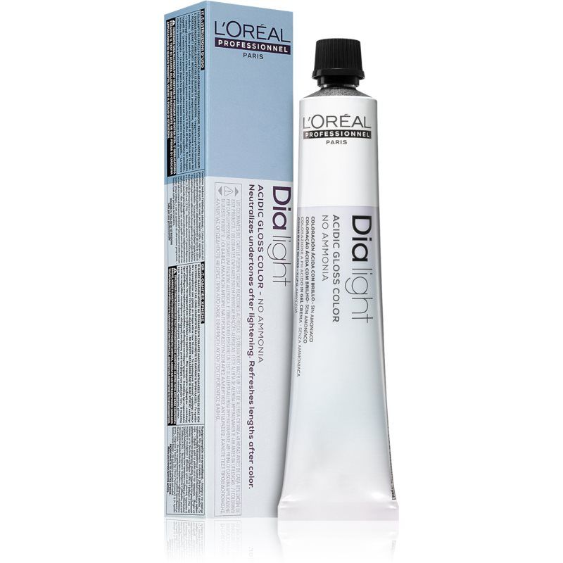 L’Oréal Professionnel Dia Light kestohiusväri ammoniakiton sävy 8.1 Biondo Chiaro Ceneré 50 ml