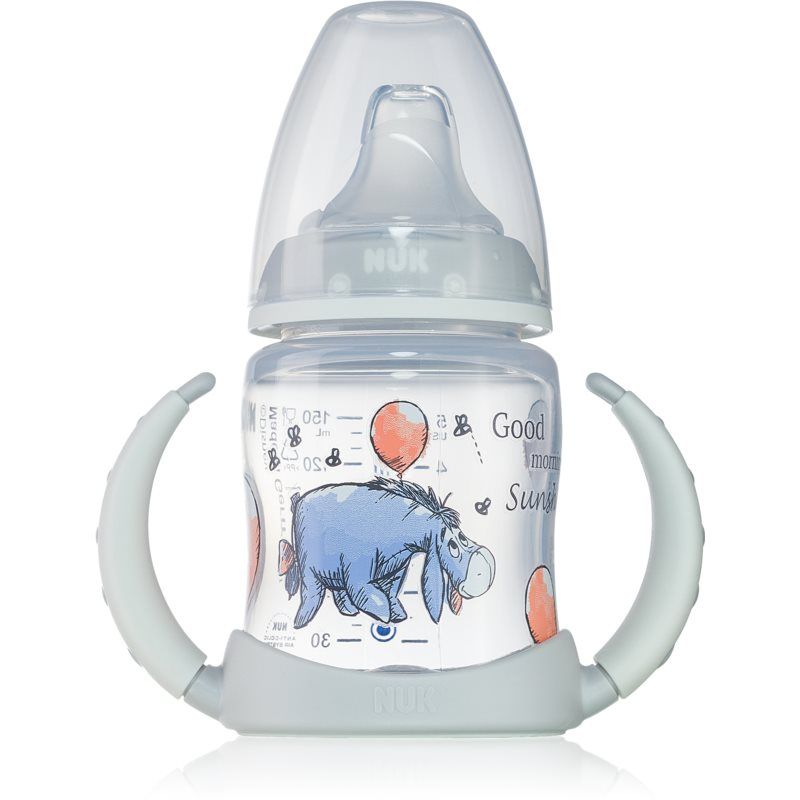 NUK First Choice + Winnie The Pooh tuttipullo lämpötilantarkistustoiminto 150 ml