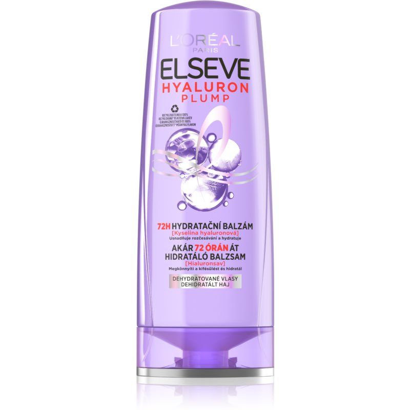 L’Oréal Paris Elseve Hyaluron Plump kosteuttava hoitoaine sisältää hyaluronihappoa 400 ml