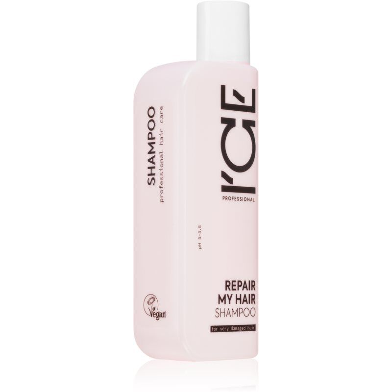 Natura Siberica ICE Professional Repair My Hair hellävarainen puhdistava shampoo sisältää keratiinia 250 ml