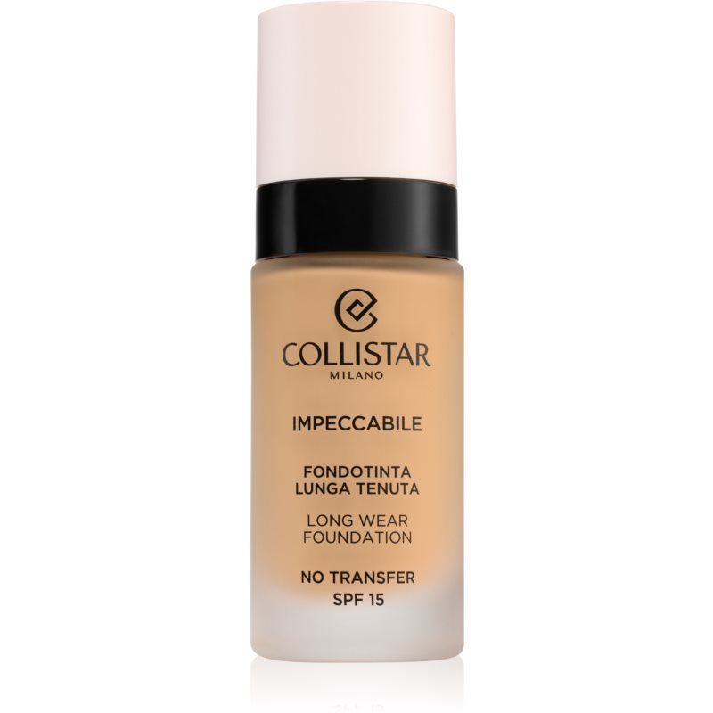Collistar Impeccabile Long Wear Foundation pitkäkestoinen meikkivoide SPF 15 3G Golden Natural 30 ml
