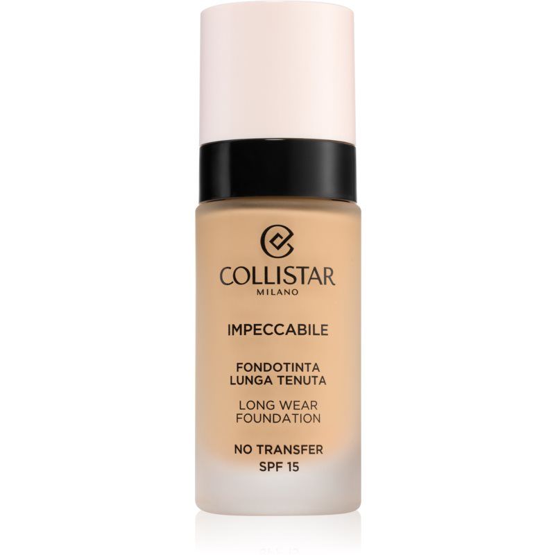 Collistar Impeccabile Long Wear Foundation pitkäkestoinen meikkivoide SPF 15 3N Natural 30 ml