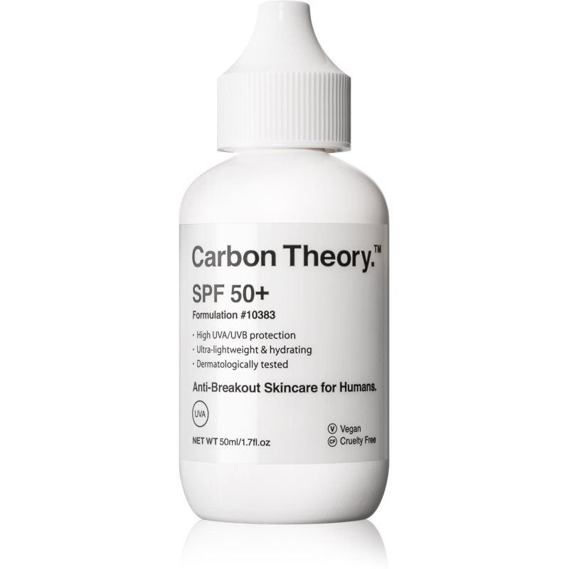 Carbon Theory SPF 50+ kosteuttava ja suojaava voide SPF 50+ 50 ml