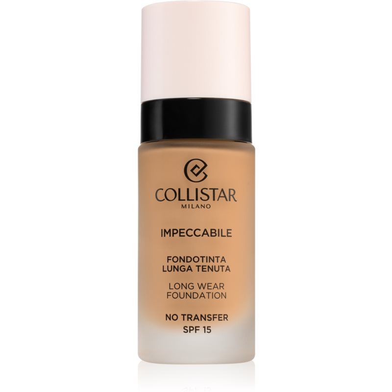 Collistar Impeccabile Long Wear Foundation pitkäkestoinen meikkivoide SPF 15 5N Amber 30 ml