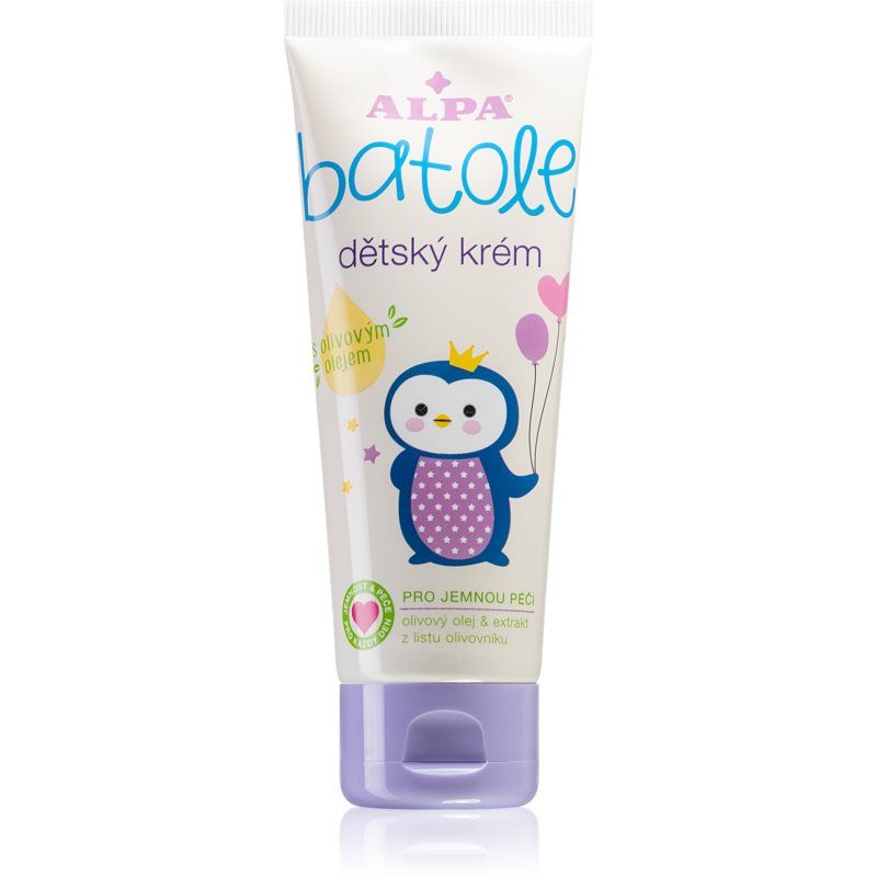 Alpa Toddler Cream with olive oil lasten voide sisältää oliiviöljyä 75 ml
