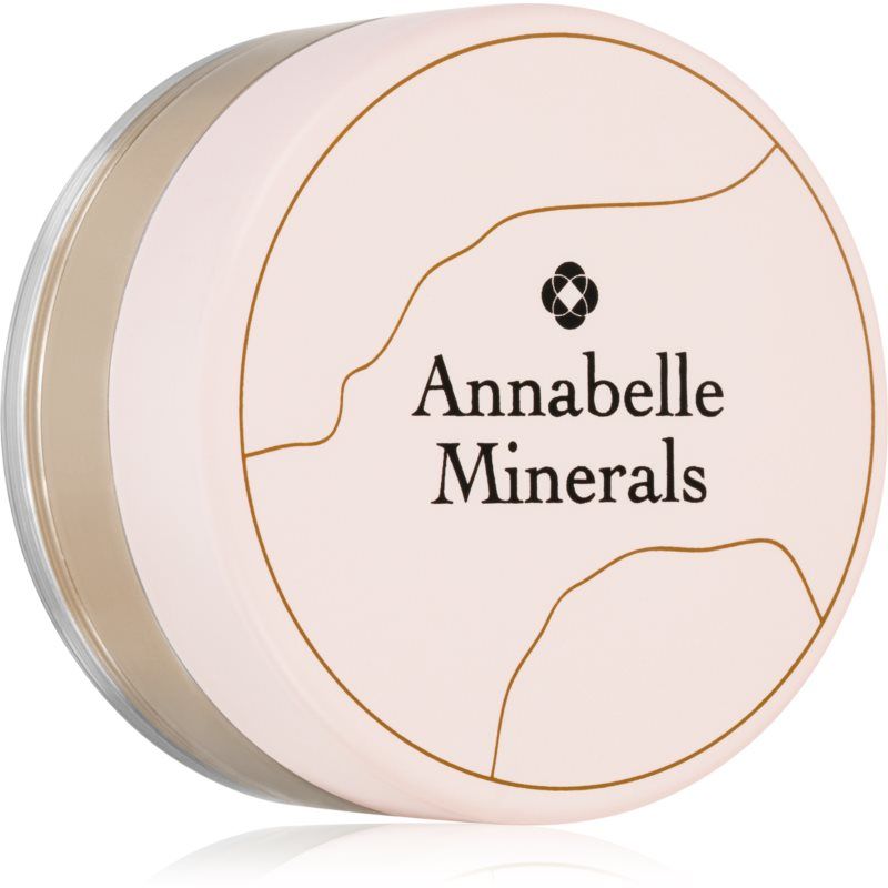 Annabelle Minerals Coverage Mineral Foundation puuterimainen mineraalimeikkivoide täydelliseen ulkonäköön sävy Golden Fair 4 g