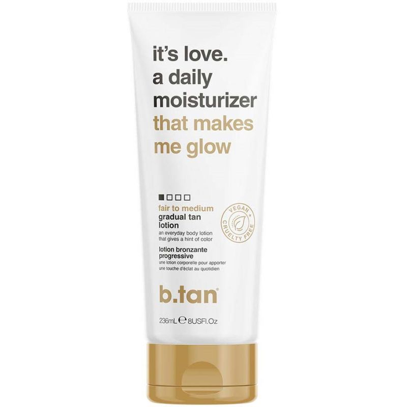 B-tan It's Love. A Daily Moisturizer Gradual Tan Lotion 236 ml