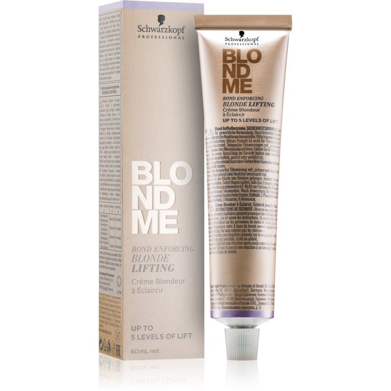 Schwarzkopf Professional Blondme Lifting vaalentava voide vaaleille hiuksille sävy Ice 60 ml