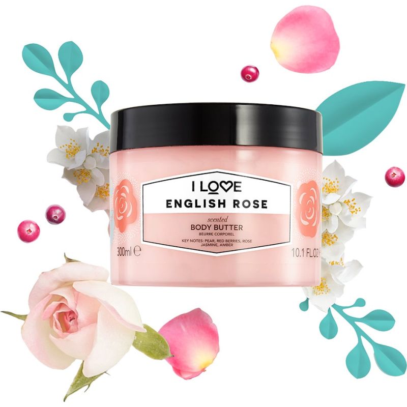 I love… English Rose Scented Body Butter - 300 ml