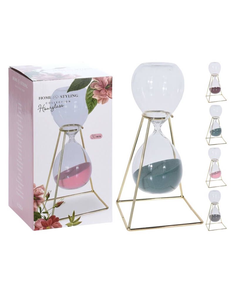 Excellent Houseware Timeglas/Grå sand (U)