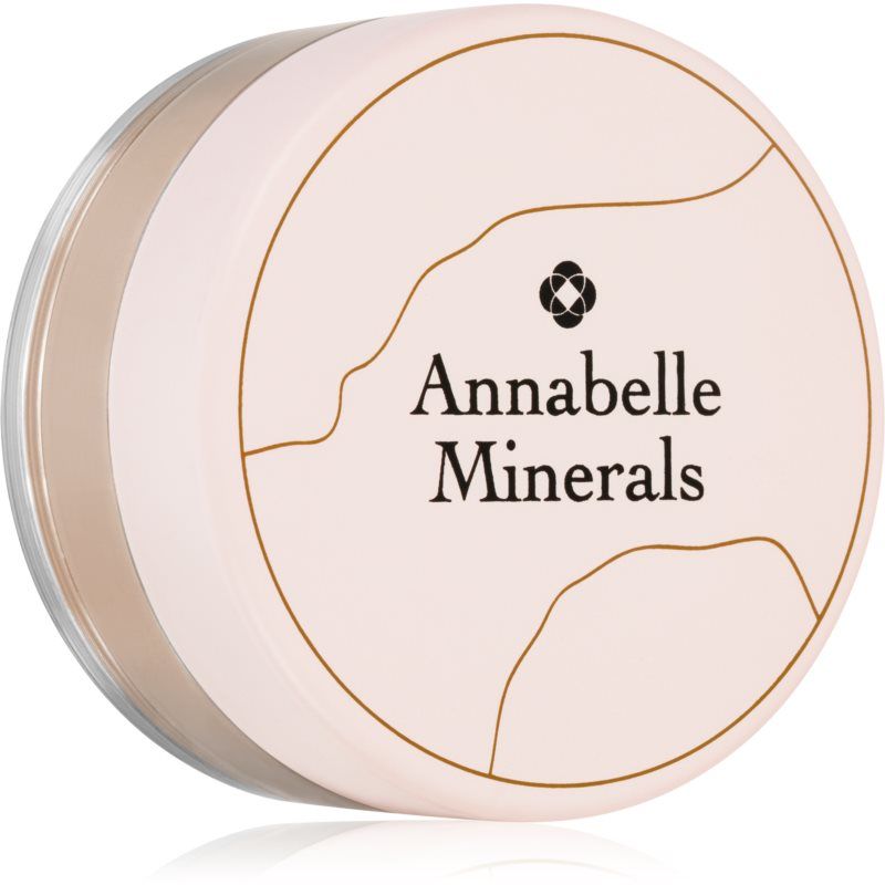 Annabelle Minerals Coverage Mineral Foundation puuterimainen mineraalimeikkivoide täydelliseen ulkonäköön sävy Natural Fair 4 g