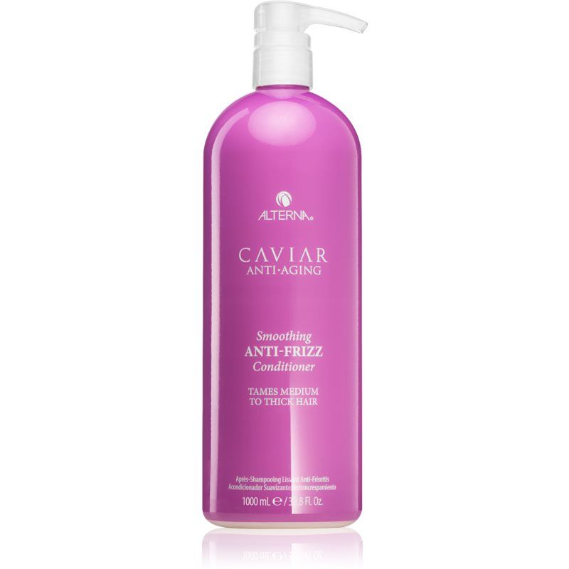 Alterna Caviar Anti-Aging Smoothing Anti-Frizz kosteuttava hoitoaine kurittomille ja pörröisille hiuksille 1000 ml