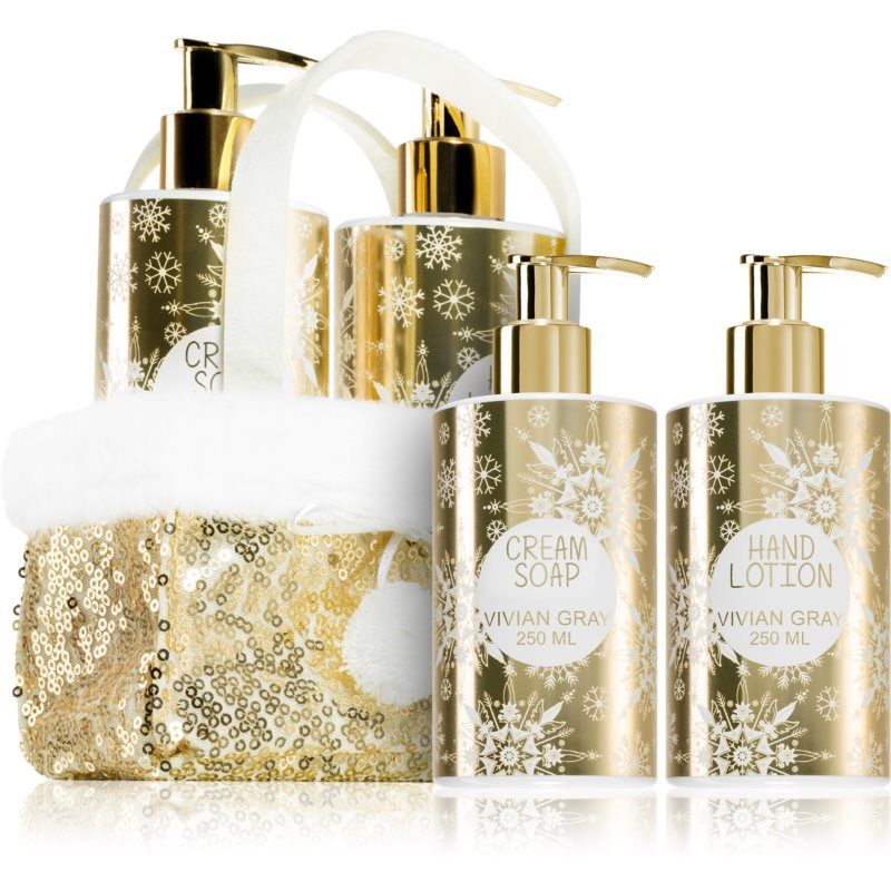 Vivian Gray Golden Glitters Vanilla & Patchouli lahjasetti (käsiin)