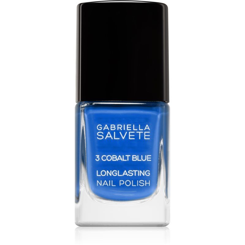 Gabriella Salvete Longlasting Enamel pitkäkestoinen kynsilakka voimakas kiilto sävy 03 Cobalt Blue 11 ml