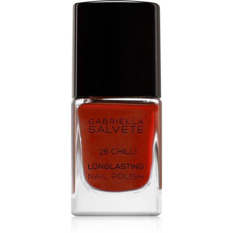 Gabriella Salvete Longlasting Enamel pitkäkestoinen kynsilakka voimakas kiilto sävy 26 Chilli 11 ml