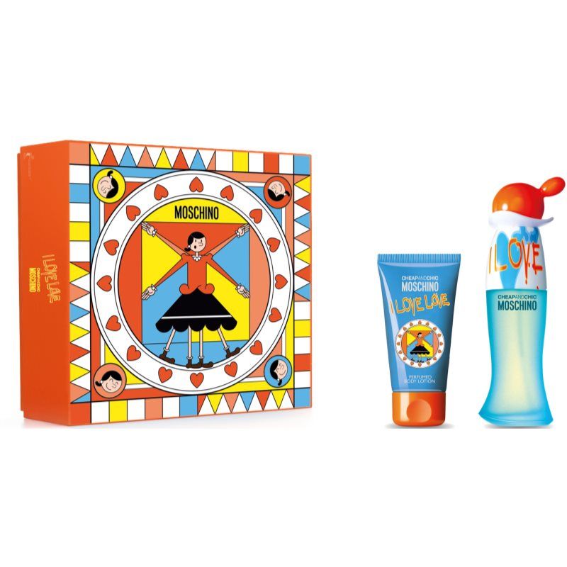 Moschino I Love Love lahjasetti naisille