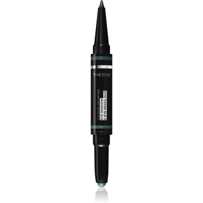 Oriflame The One Colour Unlimited luomiväri ja silmänrajauskynä 2in1 sävy Emerald Green 1,2 g