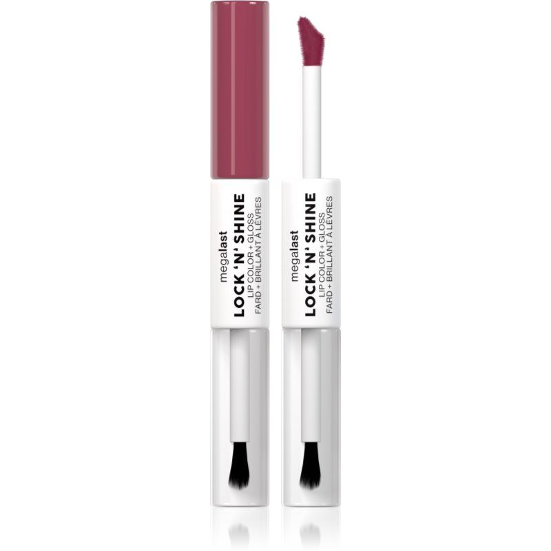 Wet n Wild MegaLast Lock n' Shine pitkäkestoinen huulipuna ja huulikiilto sävy Pinky Promise 8 ml