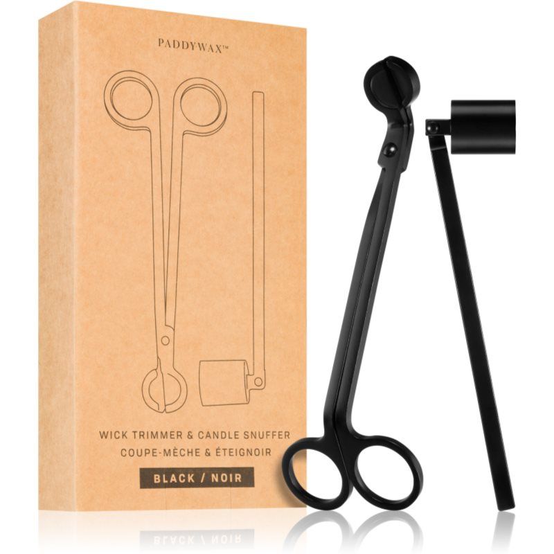 Paddywax Accesories Wick Trimmer & Candle Snuffer - Matte Black lahjasetti