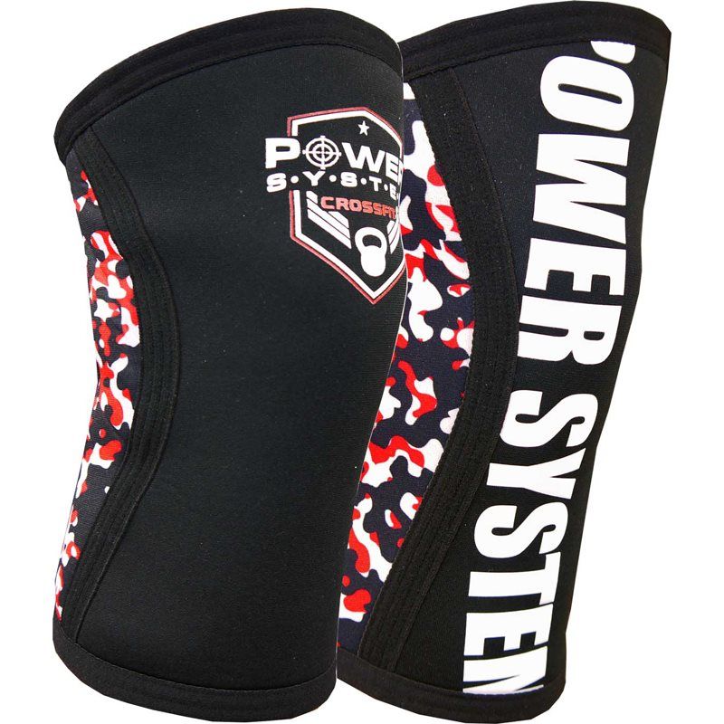 Power System Knee Sleeves sidos polveen koko Red, S/M 1 kpl