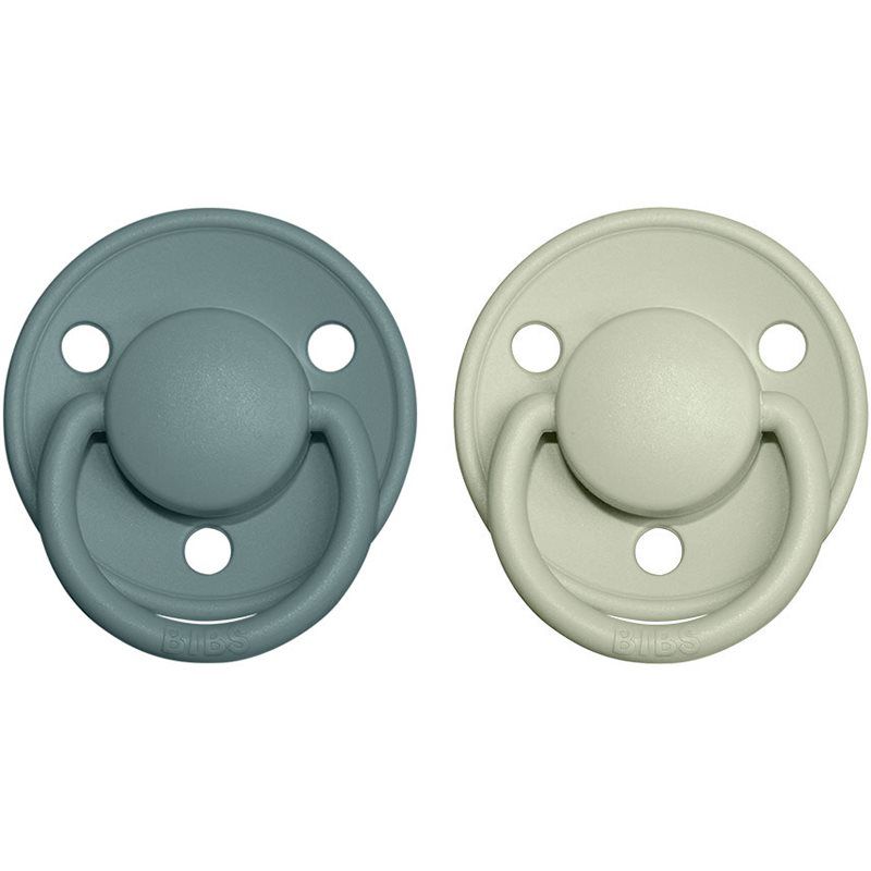 BIBS De Lux Natural Rubber Size 2: 6+ months tutti 2 kpl