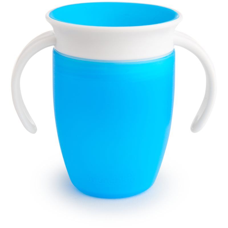 Munchkin Miracle 360° harjoitusmuki varustettu pidikkeellä Blue 6 m+ 207 ml