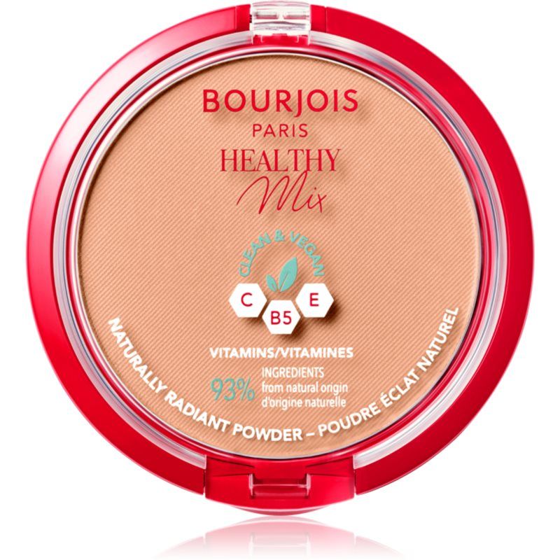 Bourjois Healthy Mix mattapinnan antava puuteri ihon säteilevään ilmeeseen sävy 06 Honey 10 g