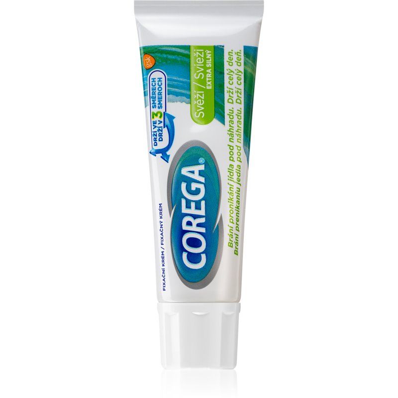 Corega Fresh Extra Strong hammasproteesin kiinnitysvoide erittäin voimakas pito 40 g