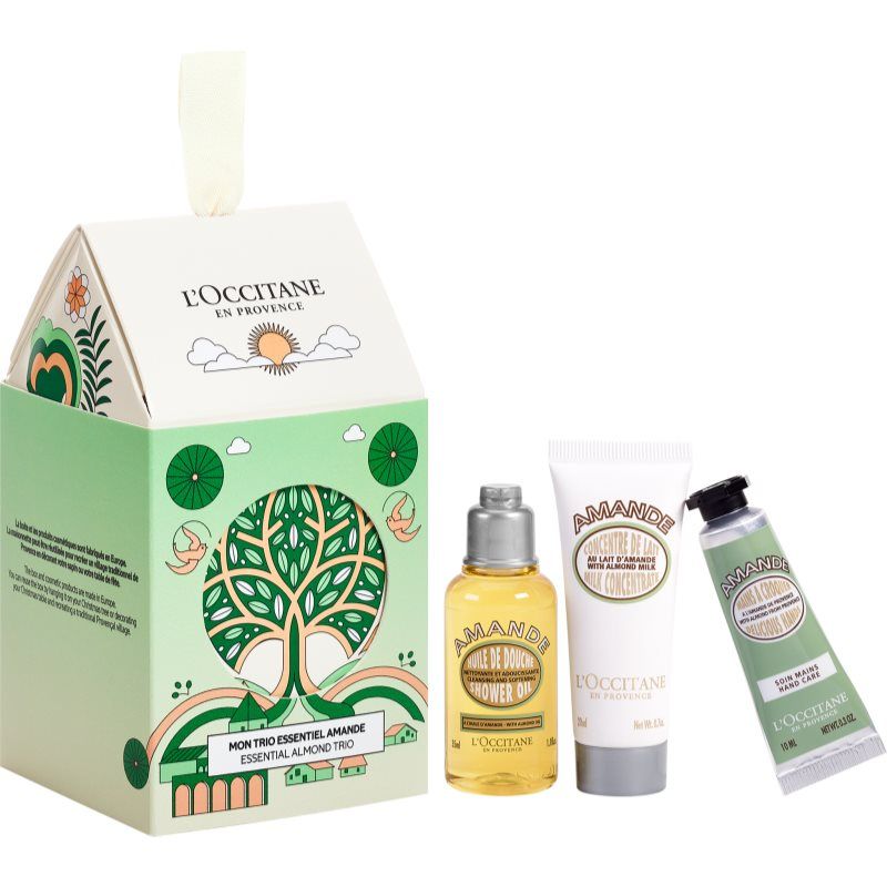 L’Occitane Almond Ornament lahjasetti (vartalolle)
