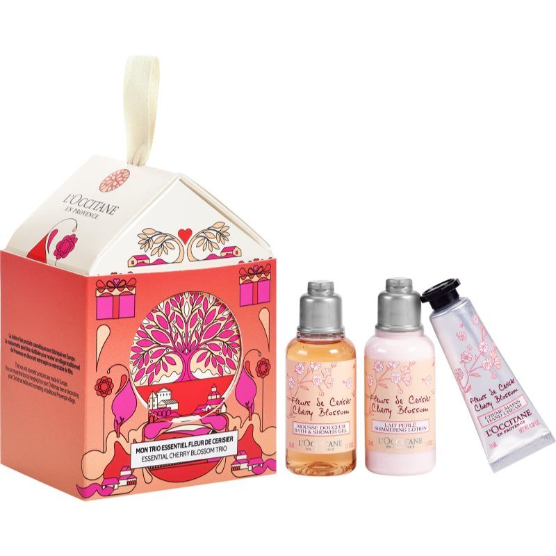 L’Occitane Cherry Blossom Ornament lahjasetti (vartalolle)