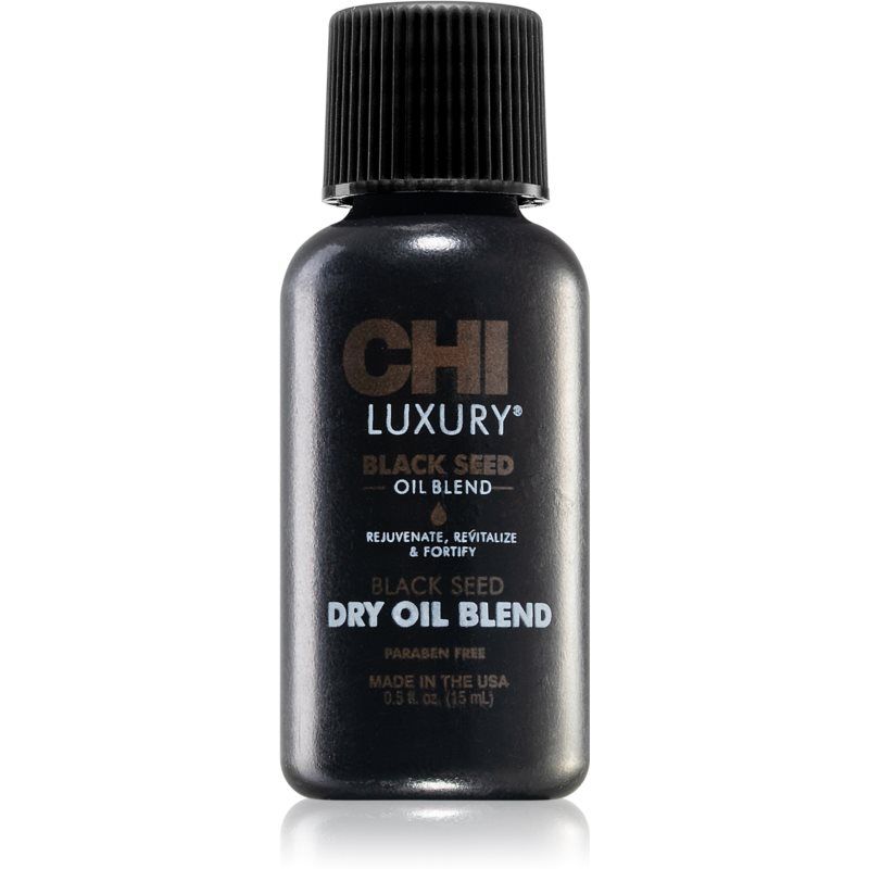 CHI Luxury Black Seed Oil Dry Oil Blend ravitseva kuivaöljy hiuksiin 15 ml
