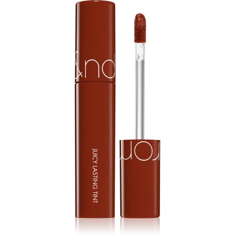 rom&nd Juicy Lasting runsaspigmenttinen huulikiilto sävy #20 Dark Coconut 5,5 g
