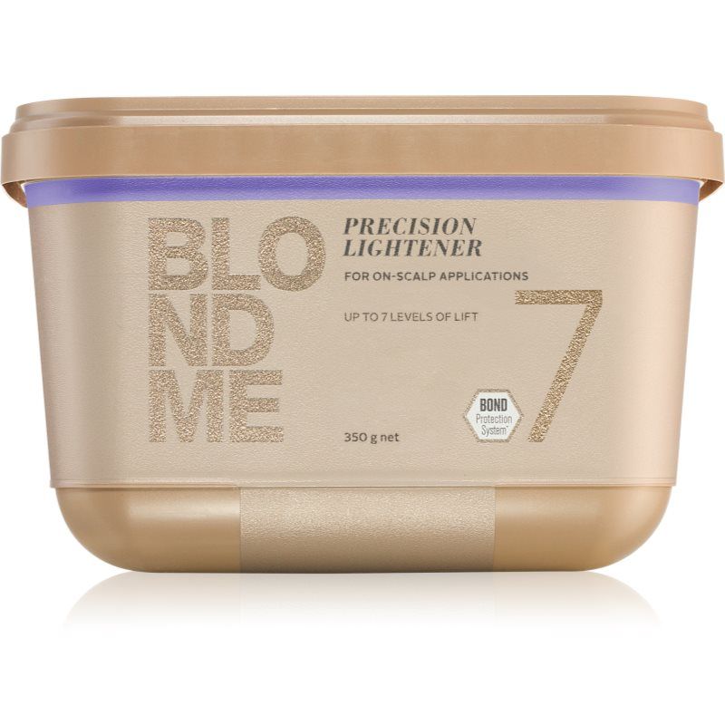 Schwarzkopf Professional Blondme Precision Lightener 7 ensiluokkainen savea sisältävä vaalennusaine 350 ml