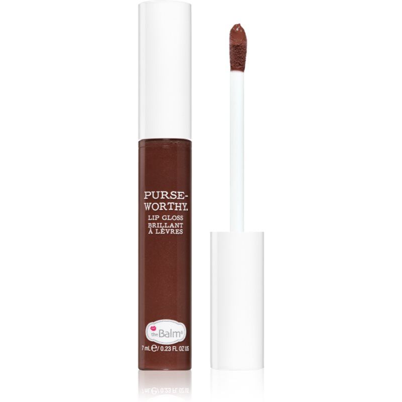 theBalm Purseworthy kosteuttava huulikiilto sisältää sheavoita sävy Saddle 7 ml