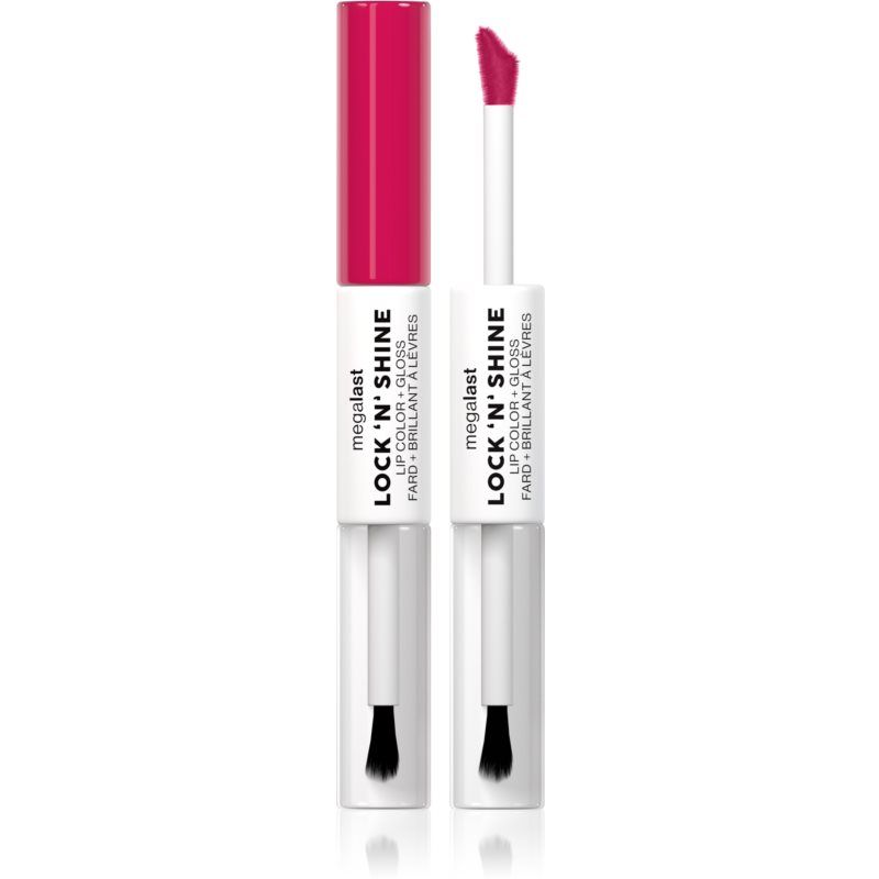 Wet n Wild MegaLast Lock n' Shine pitkäkestoinen huulipuna ja huulikiilto sävy Irresistible 8 ml