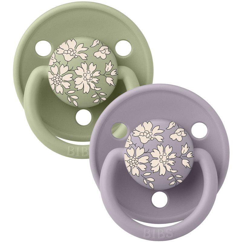 BIBS x Liberty De Lux One Size tutti Fossil Grey / Sage 2 kpl