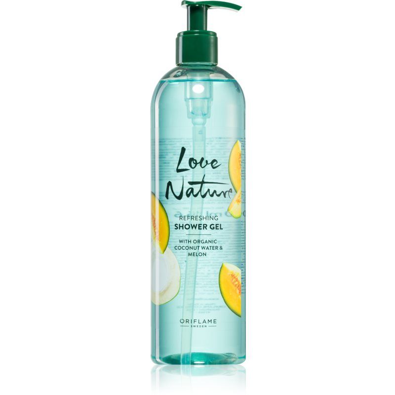 Oriflame Love Nature Coconut Water & Melon virkistävä suihkugeeli 500 ml