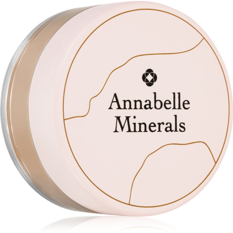Annabelle Minerals Coverage Mineral Foundation puuterimainen mineraalimeikkivoide täydelliseen ulkonäköön sävy Pure Light 4 g