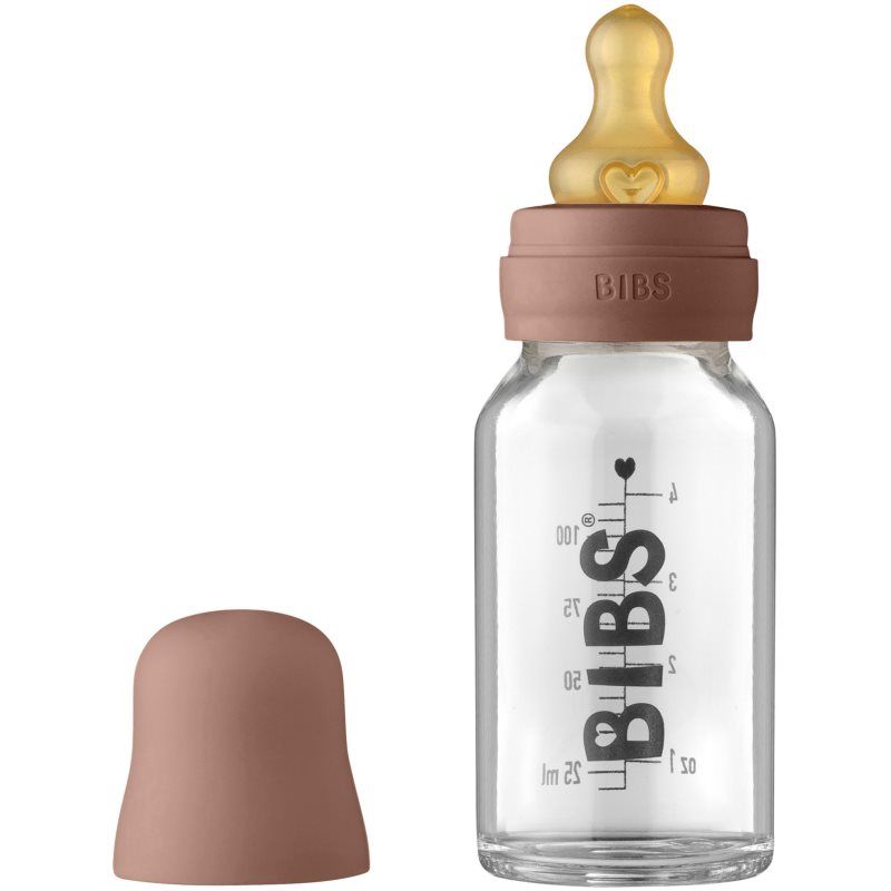 BIBS Baby Glass Bottle 110 ml tuttipullo Woodchuck 110 ml