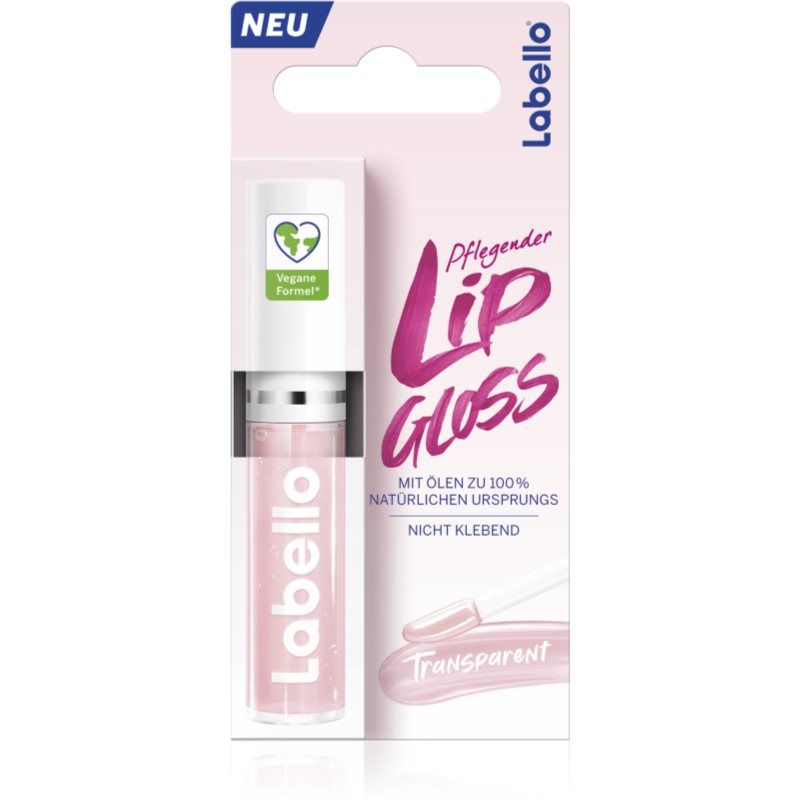 Labello Lip Gloss hoitava öljy huuliin sävy Transparent 5,5 ml