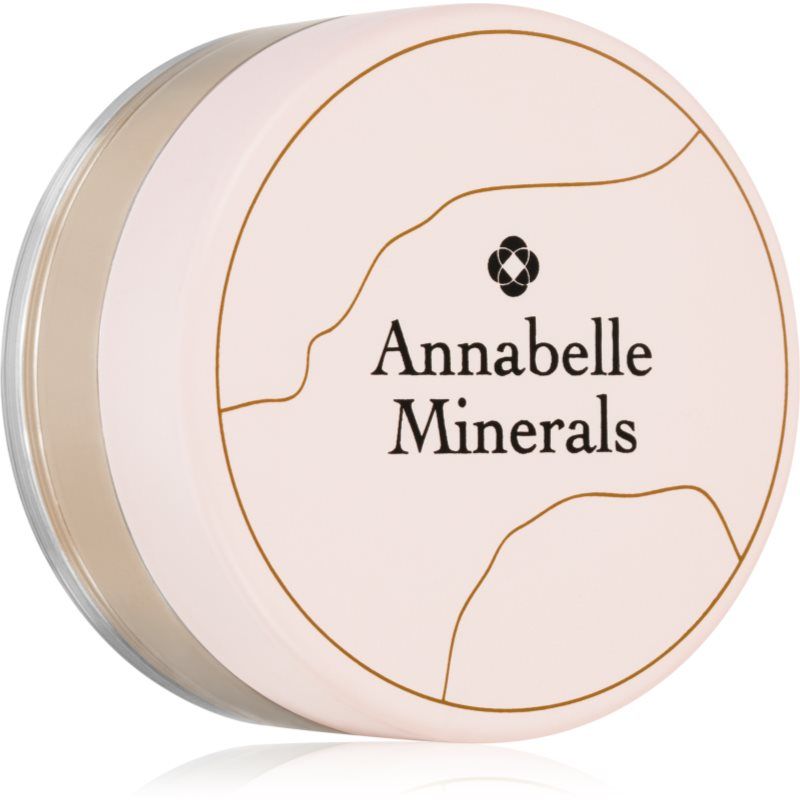 Annabelle Minerals Coverage Mineral Foundation puuterimainen mineraalimeikkivoide täydelliseen ulkonäköön sävy Natural Fairest 4 g